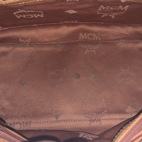 MCM Pre-loved EUC Authentic Cognac Boston Bag - Picture 15 of 17